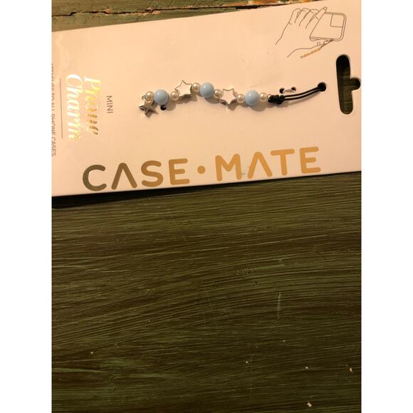 Casemate NWT Mini Phone Charm Blue White Stars - Picture 4 of 5